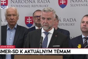 Tlačová beseda strany Smer-SD k aktuálnym témam