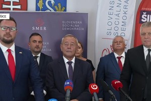 Tlačová beseda Fico podporil kandidáta HLASU-SD v komunálnych voľbách