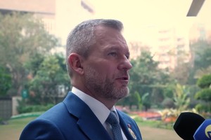 Tlačová beseda Petra Pellegriniho na globálnom samite AI v Indii