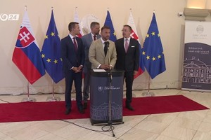 Tlačová beseda ministrov strany Hlas-SD po rokovaní vlády