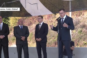 Tlačová beseda ministra dopravy k otvoreniu obchvatu Ružomberka