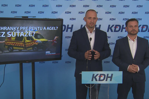 Tlačová beseda strany KDH o zisteniach v súvislosti so záchrankami