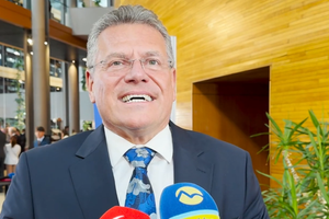 Tlačový brífing eurokomisára Maroša Šefčoviča o aktuálnych témach