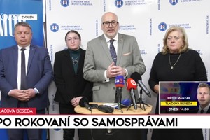 Tlačová beseda po rokovaní so samosprávami