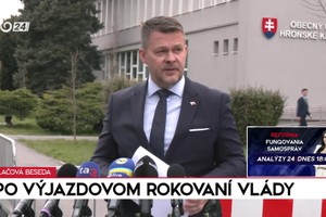 Tlačová beseda ministra Migaľa po výjazdovom rokovaní vlády