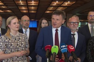 Tlačová beseda strany SaS pred schôdzou NR SR