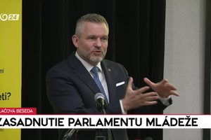 Prejav prezidenta Petra Pellegriniho na zasadnutí Parlamentu detí a mládeže