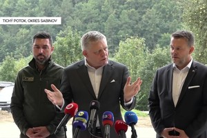 Tlačová beseda Roberta Fica o projekte vodnej nádrže