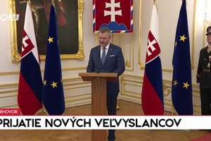 Príhovor prezidenta Pellegriniho pri prijatí nových veľvyslancov