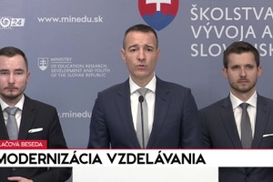 Tlačová beseda ministra školstva k modernizácii vzdelávania