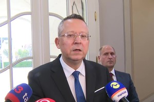 Tlačová beseda ministra financií po stretnutí s prezidentom