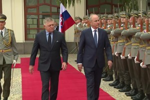 Privítanie írskeho premiéra Martina na Slovensku