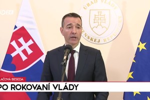 Tlačová beseda Roberta Kaliňáka a Tomáša Druckera po rokovaní vlády