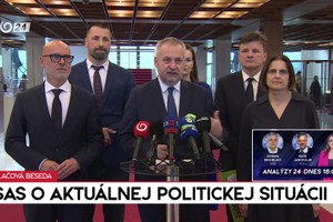 Tlačová beseda SaS o aktuálnej politickej situácii