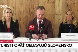Tlačovú konferencia SACKA: Turisti opäť objavujú Slovensko