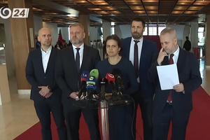 Tlačová beseda strany SaS: Kroky voči Matúšovi Šutajovi Eštokovi