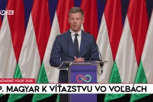 Tlačová beseda Pétera Magyara k víťazstvu vo voľbách