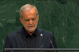 Prejav iránskeho prezidenta na Valnom zhromaždení OSN