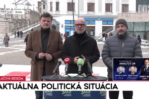 Tlačová beseda SaS k aktuálnej politickej situácii