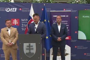 Tlačová beseda Tomáša Tarabu k ohláseniu významnej pomoci