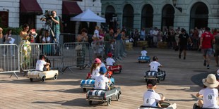 100 metrov bratislavských, preteky šliapacích autíčok pre materské škôlky