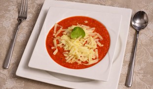 Pečená paradajková polievka