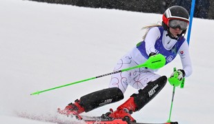 REXOVÁ po prvom kole slalomu tesne za pódiom