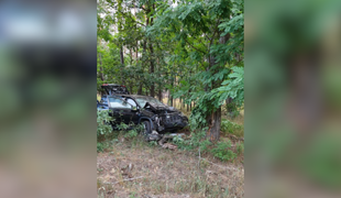 Vážna nehoda pri Malackách: Auto narazilo do stromu, zasahoval vrtuľník