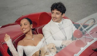 Prvé zábery zo svadby Charlesa LECLERCA