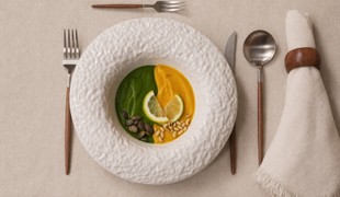 Tekvicová a špenátová polievka