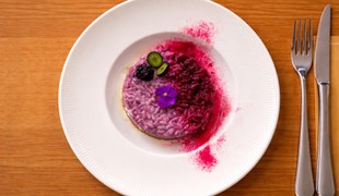 Čučoriedkové rizoto