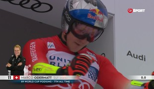 Odermatt vyhral super-G, Kilde pri návrate 24.