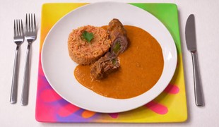 Španielsky vtáčik s cviklovou ryžou