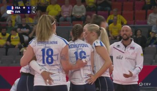 Francúzsko - Slovensko 3:0 v úvodnom zápase ME 2026 vo volejbale žien