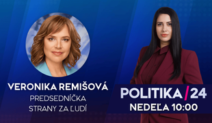 Pozvanie do relácie Politika 24 prijala predsedníčka strany Za ľudí Veronika Remišová