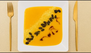 Hokaido krém s praženými semiačkami