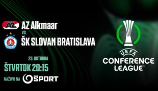 ŠK Slovan Bratislava v Konferenčnej lige vysiela JOJŠPORT