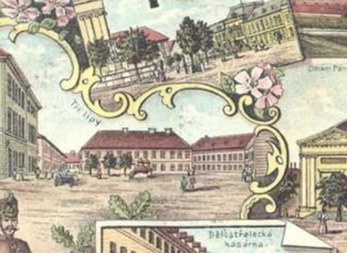 Svítící silueta v podzemí pevnosti