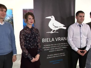 Štyri nové biele vrany. Aliancia Fair Play a Via iuris rozdávali ocenenia ľuďom za občiansku odvahu