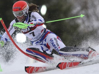 Lyžiarka Petra Vlhová s teplotami v Záhrebe štvrtá