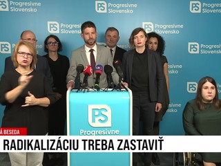 Tlačová beseda PS o zastavení radikalizácie spoločnosti