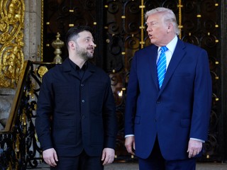 Tlačová beseda pred stretnutím Trumpa so Zelenským