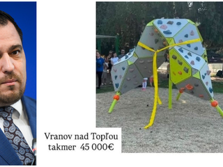 Identické preliezky, rozdiel v cene 20-tisíc eur. Zdechovský upozornil na nezrovnalosti v obstarávaní