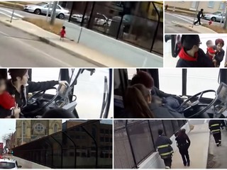 Šoférka autobusu je hrdinka. Zachránila takmer nahé dieťa z ulice