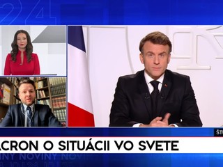 Štúdio 24: Macron o situácii vo svete