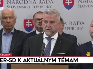 Tlačová beseda strany Smer-SD k aktuálnym témam