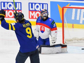 Slováci na Švédov nestačili, prehrali 1:6. Vo štvrtok ich v štvrťfinále čaká Kanada