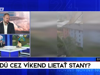 Štúdio 24: Budú cez víkend lietať stany?