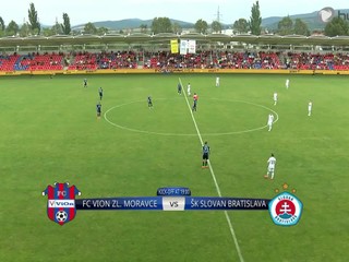 ZOSTRIH: FC ViOn Zlaté Moravce - ŠK Slovan Bratislava 2:1, rozhodol TENTO vlastný gól