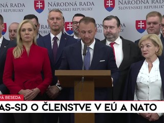 Tlačová beseda: Hlas-SD o členstve v EÚ a NATO